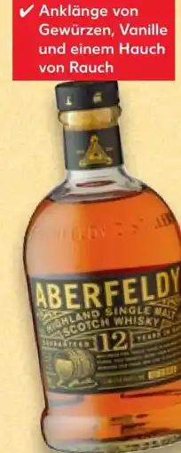 Kaufland Aberfeldy Highland Single Malt Scotch Whisky 12 Jahre Angebot