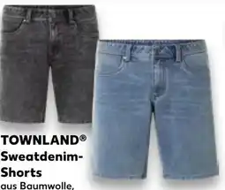 Kaufland Townland Herren Sweatdenim-Shorts Angebot