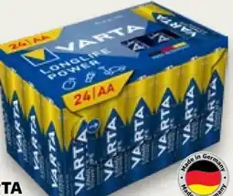 Kaufland Varta Alkaline-Batterien AA Angebot
