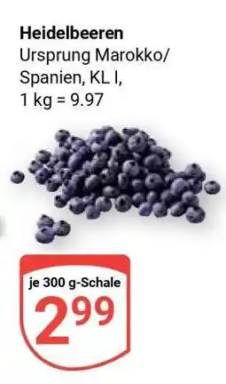 Globus Heidelbeeren Angebot