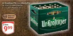 Globus Ur-Krostitzer Pils oder Alkoholfrei Angebot
