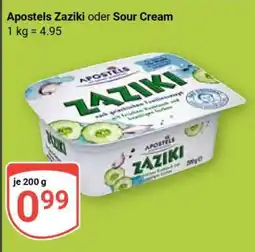 Globus Apostels Zaziki oder Sour Cream Angebot
