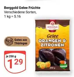 Globus Berggold Gelee Früchte Angebot