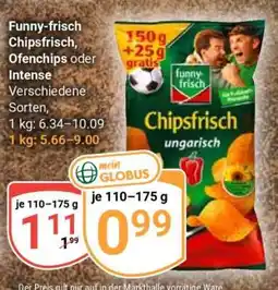 Globus Funny-frisch Chipsfrisch, Ofenchipsch oder Intense Angebot