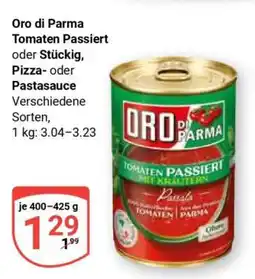 Globus Oro di Parma Tomaten Passiert Angebot