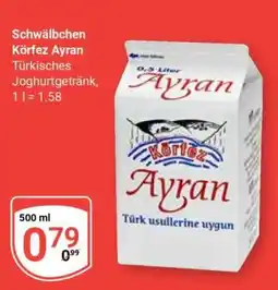 Globus Schwälbchen Körfez Ayran Angebot