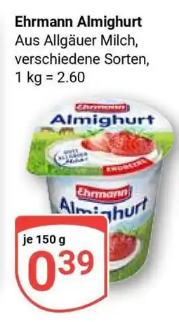 Globus EHRMANN Almighurt Angebot
