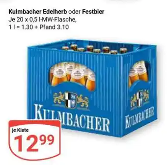 Globus Kulmbacher Edelherb oder Festbier Angebot