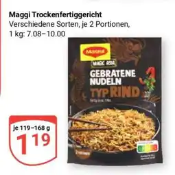Globus Maggi Trockenfertiggericht Angebot