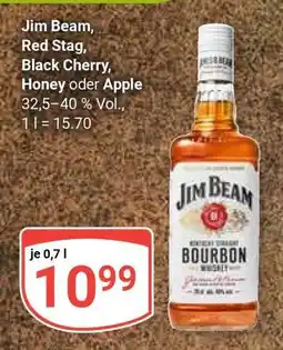 Globus Jim Beam, Red Stag, Black Cherry, Honey oder Apple Angebot