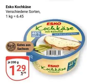 Globus Esko Kochkäse Angebot