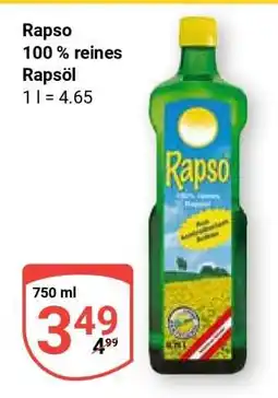 Globus Rapso 100 % reines Rapsöl Angebot