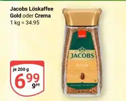 Globus Jacobs Löskaffee Gold oder Crema Angebot