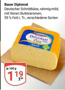 Globus Bauer Diplomat Angebot