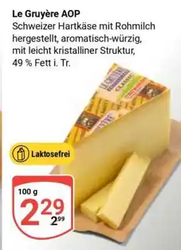 Globus Le Gruyère AOP Angebot