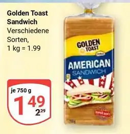 Globus Golden Toast Sandwich Angebot
