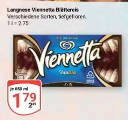 Globus Langnese Viennetta Blättereis Angebot