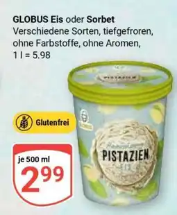 Globus GLOBUS Eis oder Sorbet Angebot
