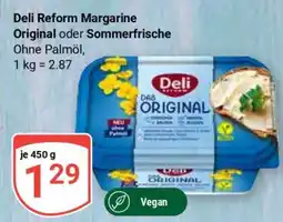 Globus Deli Reform Margarine Original oder Sommerfrische Angebot