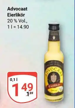 Globus Advocaat Eierlikör Angebot