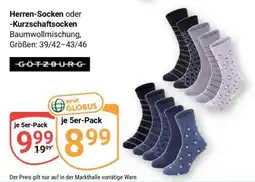 Globus Herren-Socken oder -Kurzschaftsocken Angebot