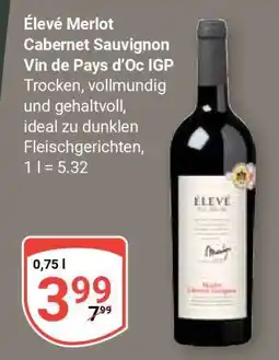 Globus Élevé Merlot Cabernet Sauvignon Vin de Pays d’Oc IGP Angebot