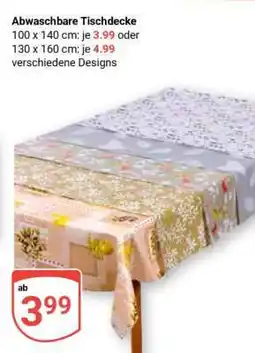 Globus Abwaschbare Tischdecke Angebot
