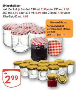 Globus Einkochgläser Angebot