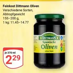 Globus Feinkost Dittmann Oliven Angebot