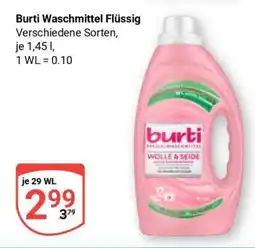 Globus Burti Waschmittel Flüssig Angebot