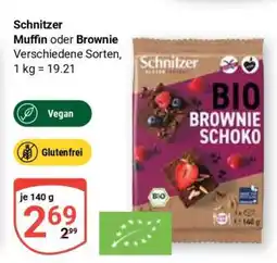 Globus Schnitzer Muffin oder Brownie Angebot