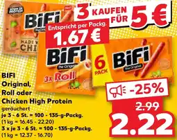 Kaufland BIFI Original, Roll oder Chicken High Protein Angebot