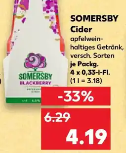 Kaufland SOMERSBY Cider Angebot