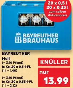 Kaufland BAYREUTHER Hell Angebot