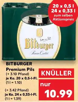 Kaufland BITBURGER Premium Pils Angebot