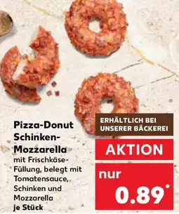 Kaufland Pizza-Donut Schinken Mozzarella Angebot