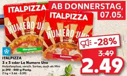Kaufland ITALPIZZA 3 x 3 oder La Numero Uno Angebot
