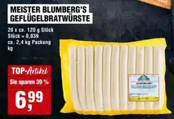 Handelshof MEISTER BLUMBERG'S GEFLÜGELBRATWÜRSTE Angebot