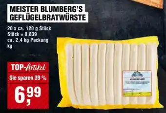 MEISTER BLUMBERG'S GEFLÜGELBRATWÜRSTE