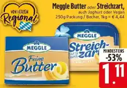 E-Center Meggle Butter oder Streichzart Angebot