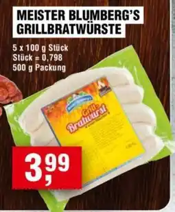 Handelshof MEISTER BLUMBERG'S GRILLBRATWÜRSTE Angebot