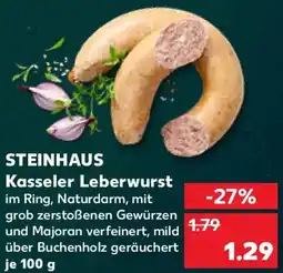 Kaufland STEINHAUS Kasseler Leberwurst Angebot
