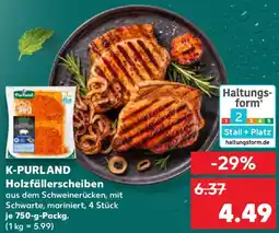 Kaufland K-PURLAND Holzfällerscheiben Angebot
