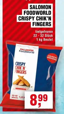 Handelshof SALOMON FOODWORLD CRISPY CHIK'N FINGERS Angebot