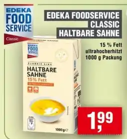 Handelshof EDEKA FOODSERVICE CLASSIC HALTBARE SAHNE Angebot