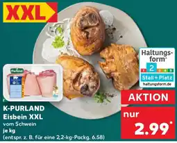 Kaufland K-PURLAND Eisbein XXL Angebot