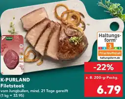 Kaufland K-PURLAND Filetsteak Angebot