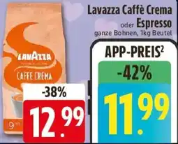 Edeka Lavazza Caffè Crema oder Espresso Angebot