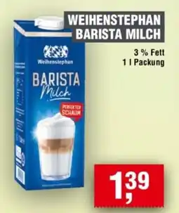 Handelshof WEIHENSTEPHAN BARISTA MILCH Angebot