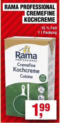 Handelshof RAMA PROFESSIONAL CREMEFINE KOCHCREME Angebot